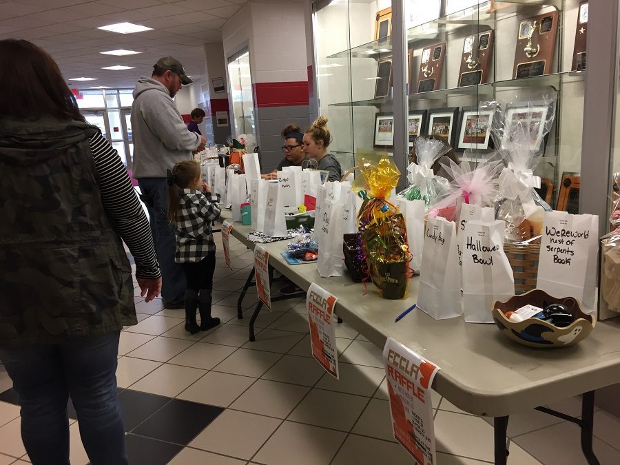 The raffle was a big hit at the Fall Craft Show.