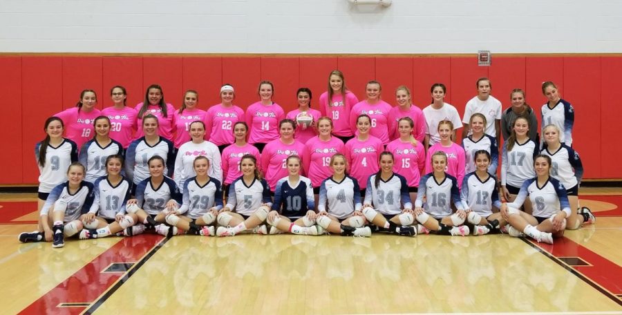 The Clearfield Lady Bison and the Lady Mounties of Philipsburg came together on Thursday night to honor Janette Peacock who is currently fighting stage 3 breast cancer.