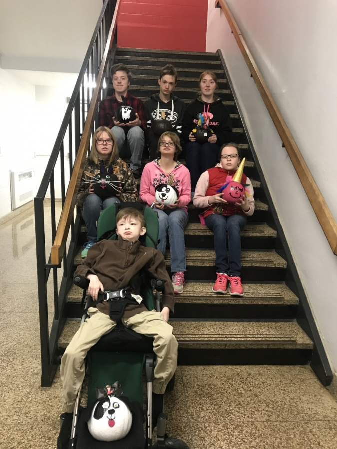 Listing students from top to bottom, left to right. Top row: Robert Heichel, Isaiah Maines and Shaylee Sharp. Middle row: Kirsten English, Lauren Malloy and Katherine Turner. Bottom row: Logan Lupton. 