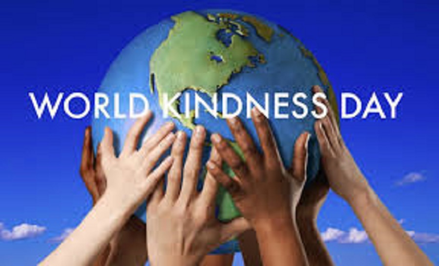 Key Club encourages the school to participate in World Kindness Day.