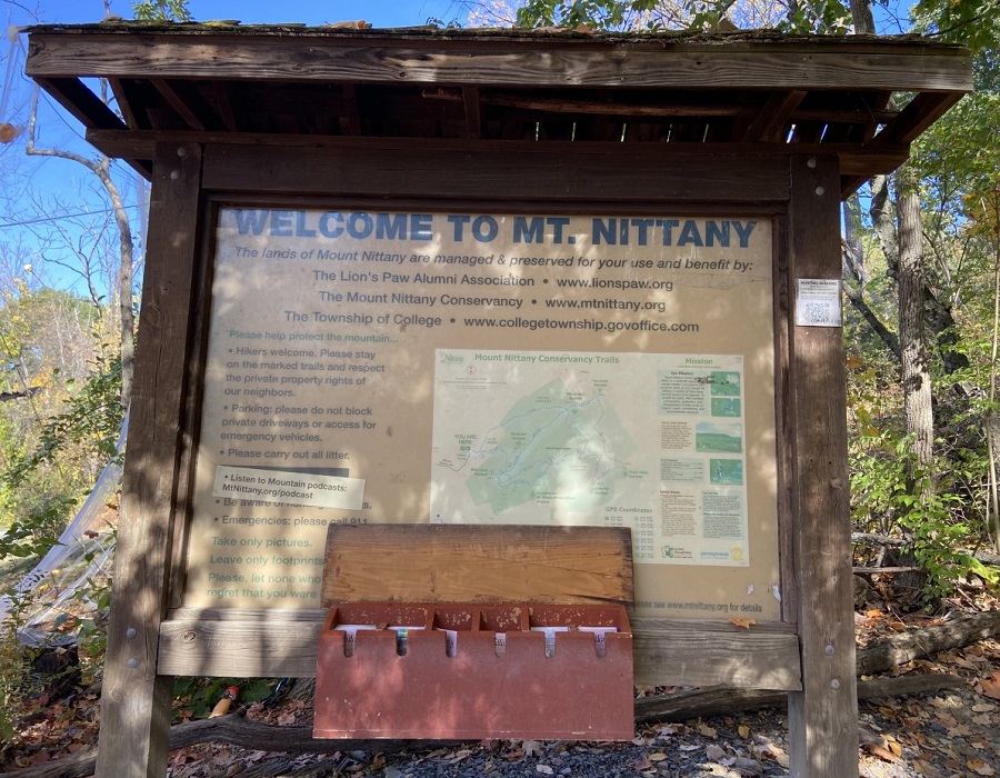 Mount Nittany hiking trails open to public