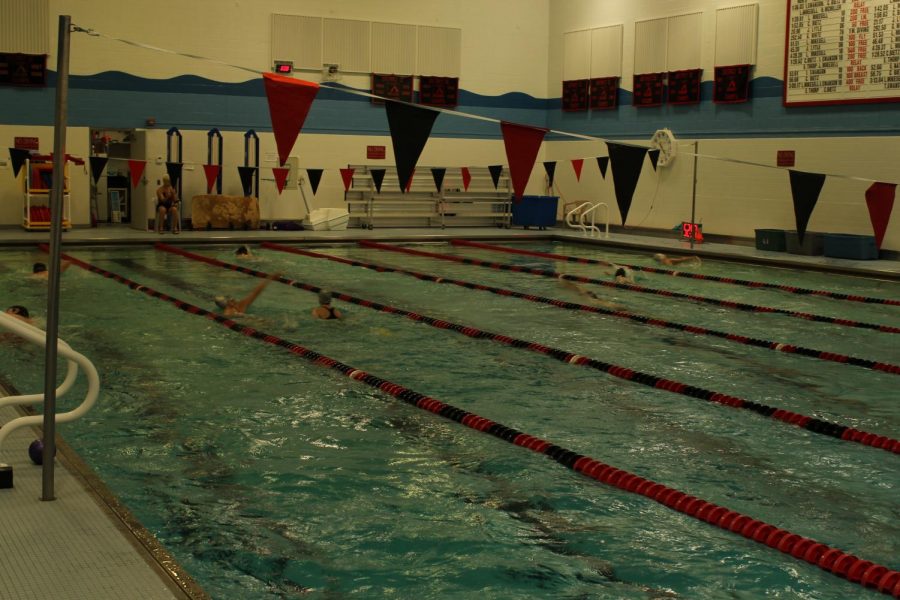 The pool at Clearfield Junior-Senior High School. 
