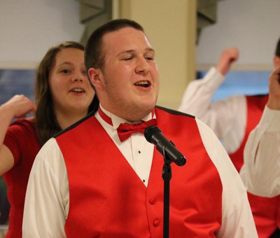 Jace Kephart singing in show  choir.