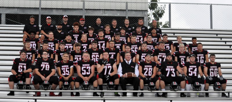 The 2019 Bison Football team.