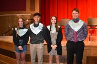 2020 NHS Officers
From left to right: Sydeney Salvatore-Trinidad, Crae Ruiz, Emily Hanes, Nick Domico