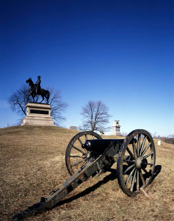 A monument located in Gettysburg, PA. 