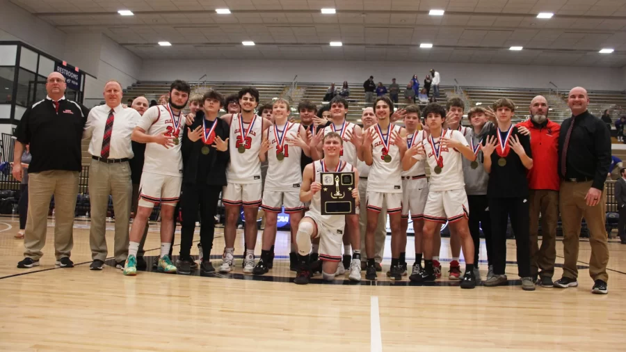 The+Clearfield+Bison+after+winning+District+9+Championship