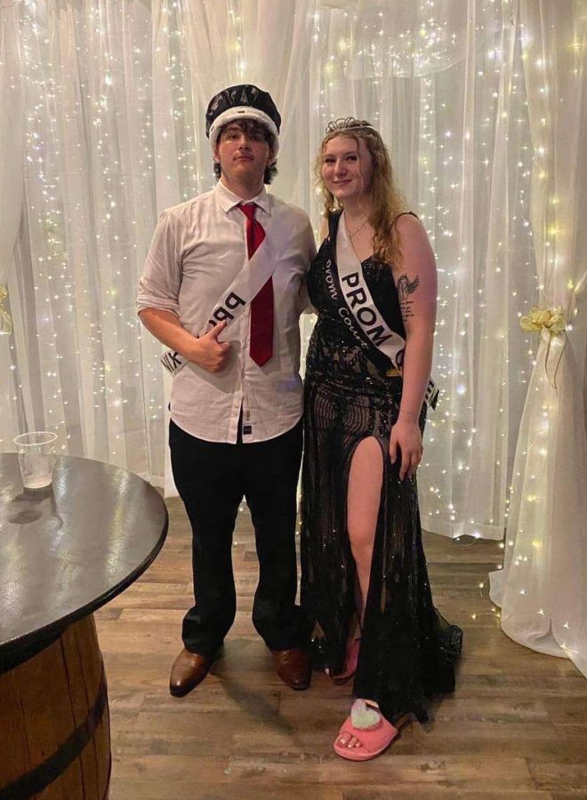 King Tristen Sidorick and Queen Amira Saadawi at the dance
