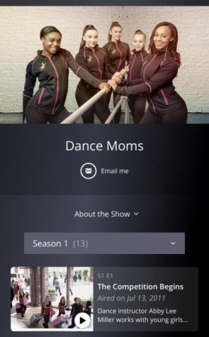 Dance Moms on the Lifetime App